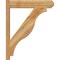 Ekena Millwork Funston Craftsman Rough Sawn Outlooker, Western Red Cedar, 6"W x 26"D x 32"H OUT06X26X32FST04RWR - alternate 3
